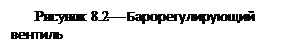 Підпис: Рисунок 8.2¾ Барорегулирующий вентиль